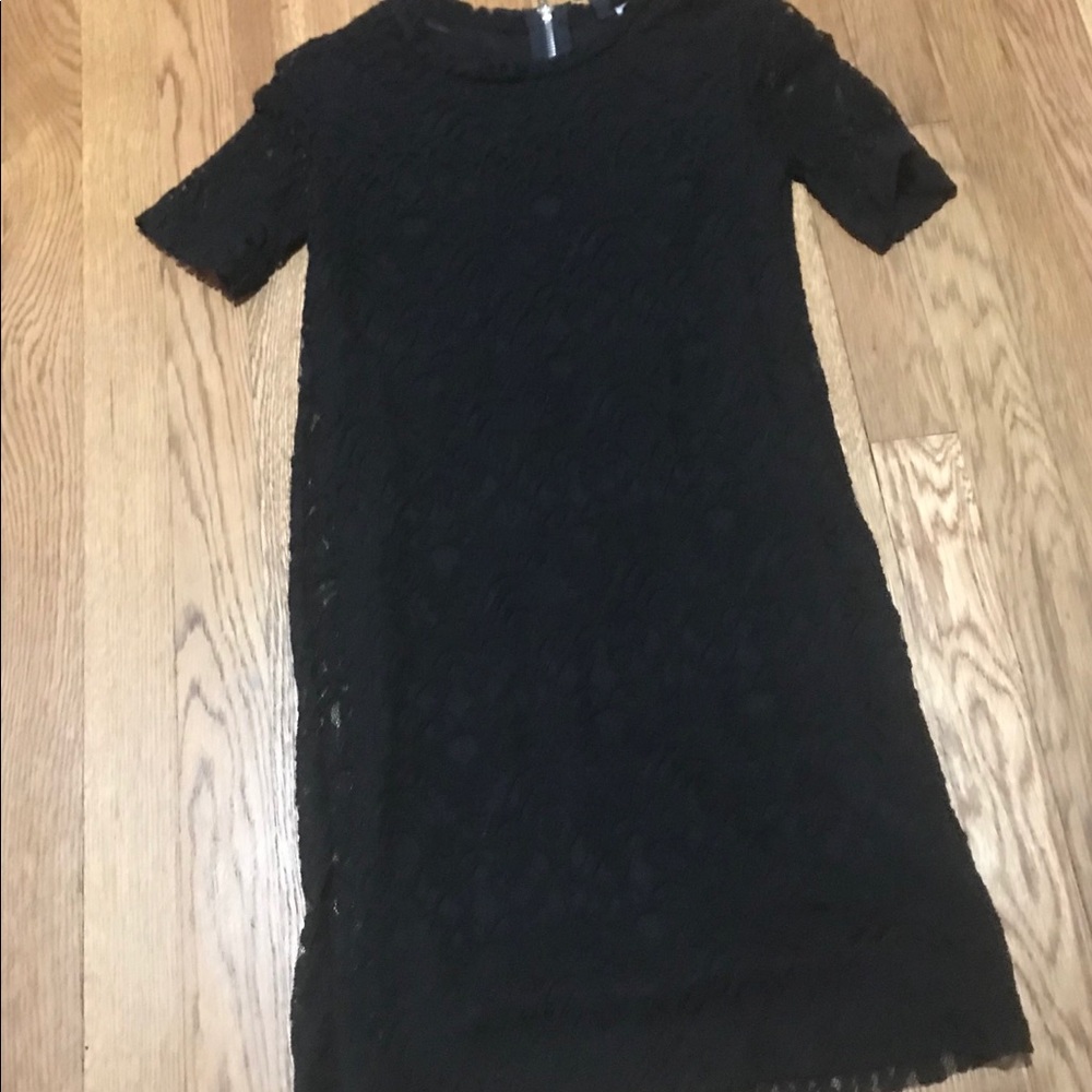 Small black lace dress